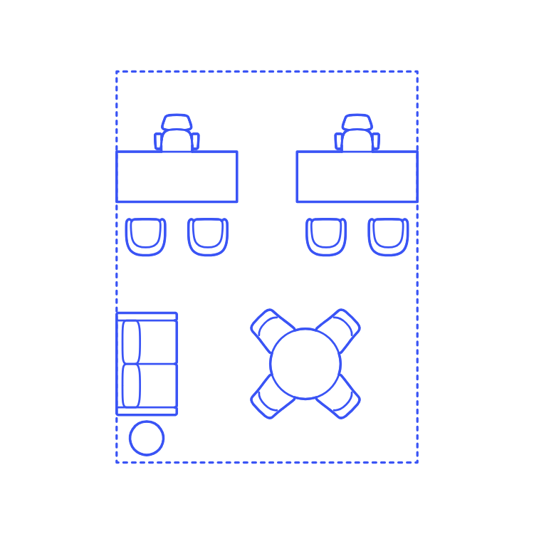 Layouts Private Offices Shared Split Center Suite Outline Svg Vector Free Vectors